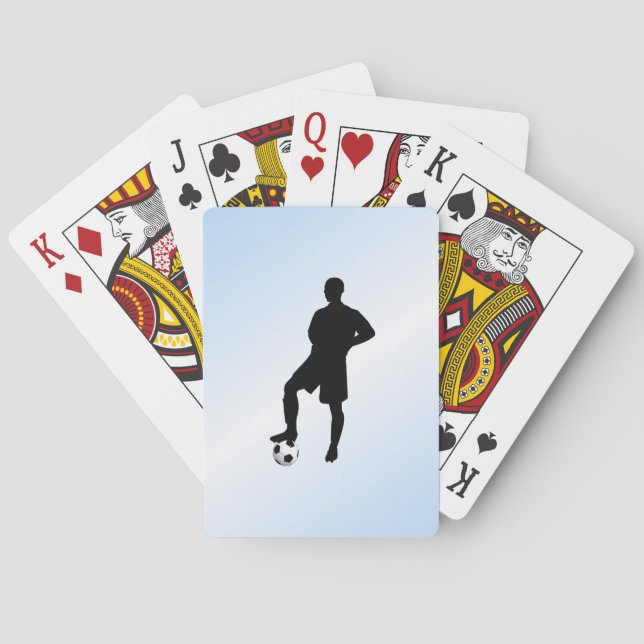 Fußballsportdesign Spielkarten (Rückseite)
