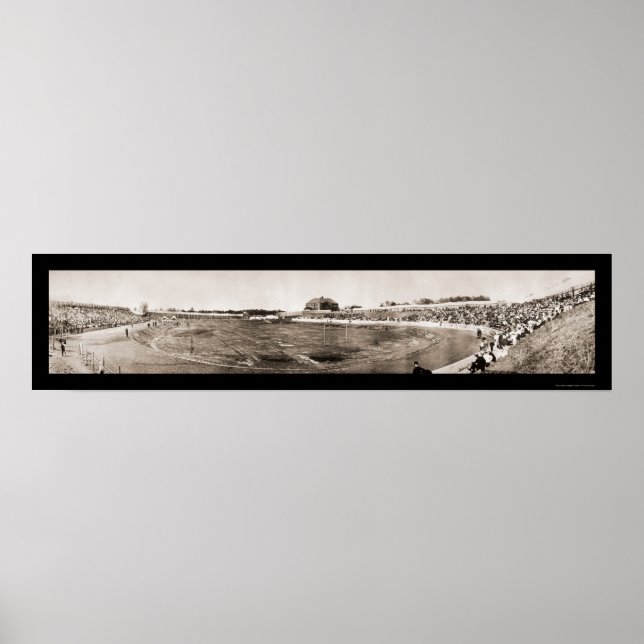 Fußballstadion Foto 1907 Poster (Vorne)