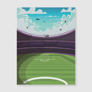 Fußballstadion Magnetkarte