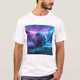 Fußballstadion mit Fußballstil T-Shirt