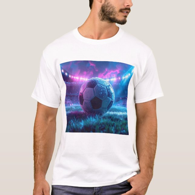Fußballstadion mit Fußballstil T-Shirt (Vorderseite)