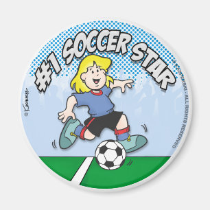 Fußballstar Girl Magnet