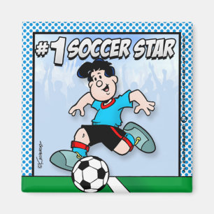 Fußballstar Magnet