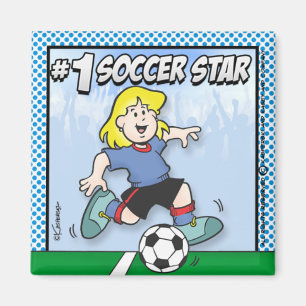 Fußballstar Magnet