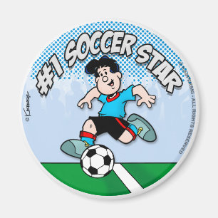 Fußballstar Magnet