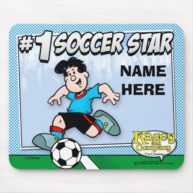 Fußballstar Mousepad (Vorne)