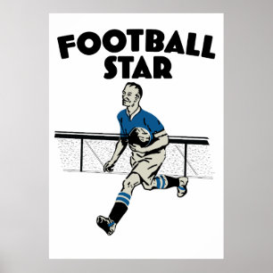 Fußballstar Poster
