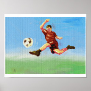 Fußballstar Poster