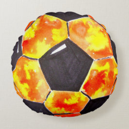 Fußballstar Rundes Kissen