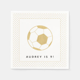 Fußballstar Serviette