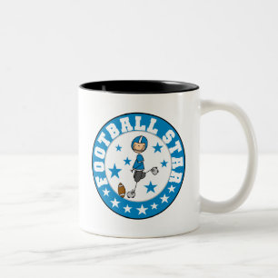 Fußballstar Zweifarbige Tasse
