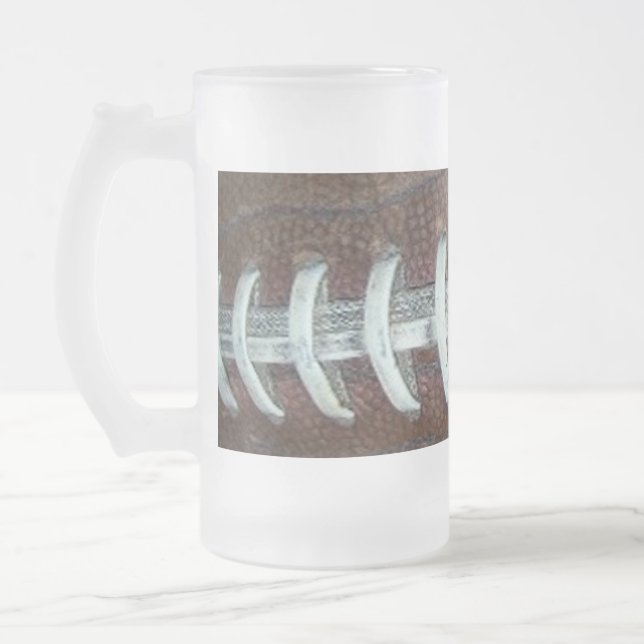 Fußballstifte Mattglas Bierglas (Links)