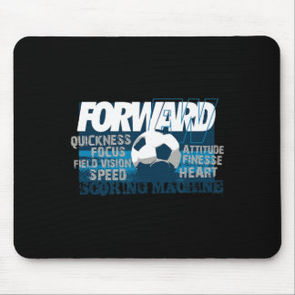 Fußballstürmer-Torjäger-Maschine Mousepad