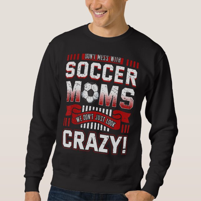Fußballteam Mama Sport Muttertag Sweatshirt (Vorderseite)