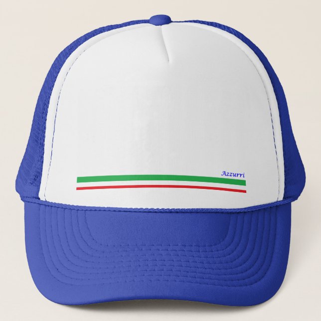 Fußballteamhut Italiens nationaler Truckerkappe (Vorderseite)