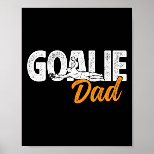 Fußballtorwart Papa eines Fußballtorhüters Vaters Poster