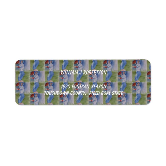 FUSSBALLTOUCHDOWN-PASS-ADRESSE (Vorne)