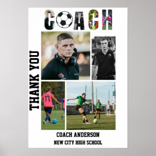 Fußballtrainer Abiturienten-Abschiedsfeier Poster
