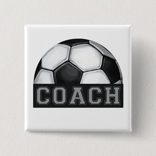 Fußballtrainer Button (Vorderseite)