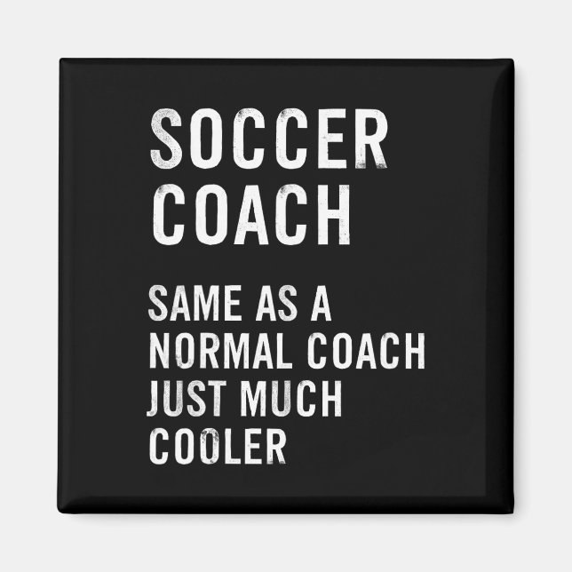 Fußballtrainer Definition lustig  Magnet (Vorne)