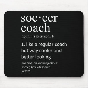 Fußballtrainer Definition Sport Lustiger Trainer Mousepad