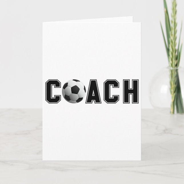 Fußballtrainer  karte (Vorderseite)