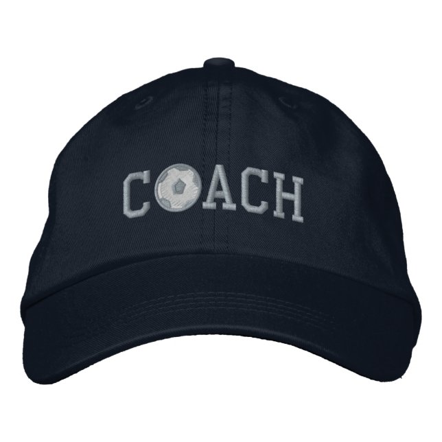 Fußballtrainer-Mütze Bestickte Baseballkappe (Vorderseite)