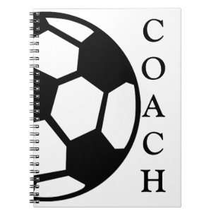 Fußballtrainer Notizblock