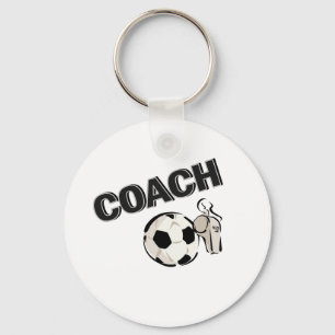 Fußballtrainer (Pfeifen/Ball) Schlüsselanhänger