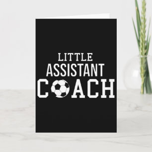 Fußballtrainer-Shirt - Kleiner Assistent Coach Kin Karte