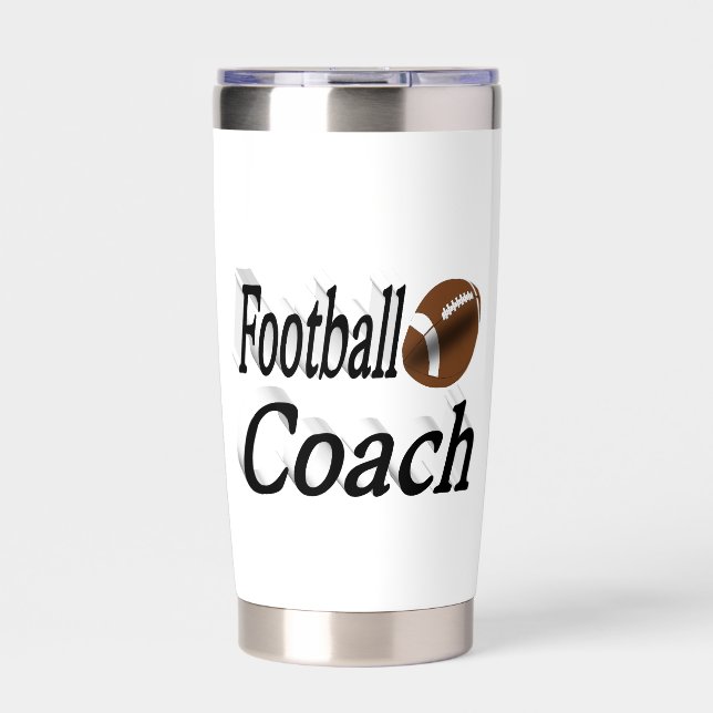 Fußballtrainer Thermobecher (Vorderseite)