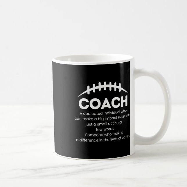 Fußballtrainer Unterschied Maker Wertschätzung Ges Kaffeetasse (Rechts)