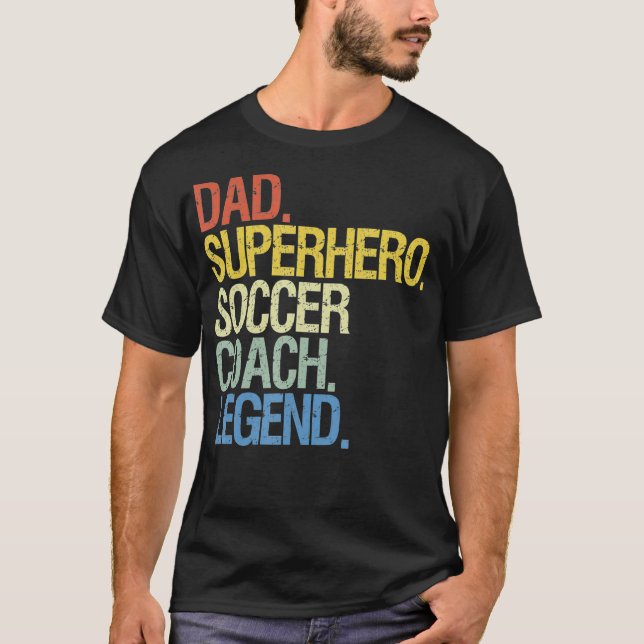 Fußballtrainer Vater T-Shirt (Vorderseite)