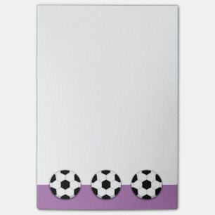 Fußballtrainerfußball PERSONIFIZIEREN Post-it Klebezettel
