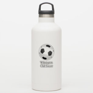 Fußballverein Teamname Ball Vinyl Aufkleber