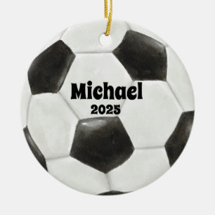 Fußballverzierung, Ornament, Kinder Sport Keramik Ornament