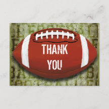 FußballVintager grüner Grunge danken Ihnen