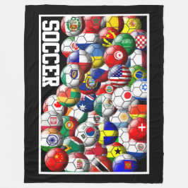 Fußballweltmeisterschaften Fleecedecke