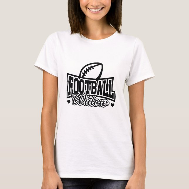 Fußballwidow T-Shirt (Vorderseite)