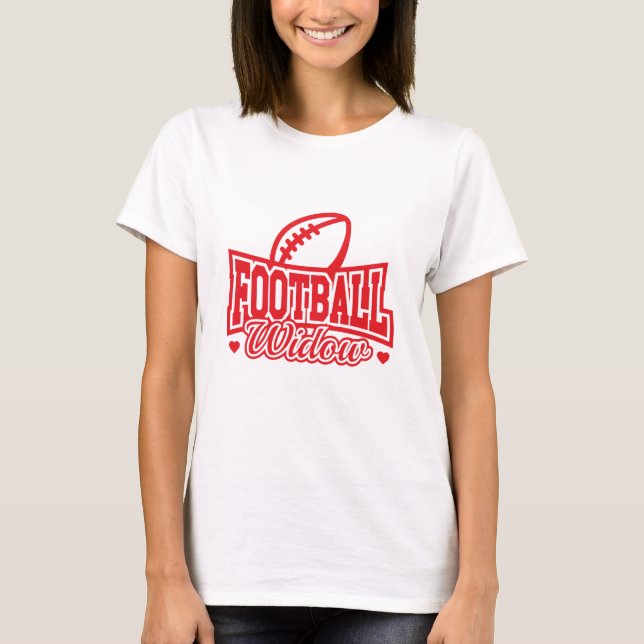 Fußballwidow T-Shirt (Vorderseite)