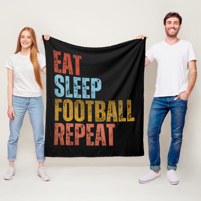 FUSSBALLWIEDERHOLUNG FLEECEDECKE (Beispiel)