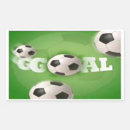 Fußballziel - Aufkleber
