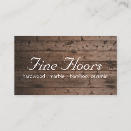 Fußbodenbelag Hardwood Marmor Construction Busines Visitenkarte