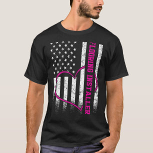 Fußbodeninstallation für Installateure T-Shirt