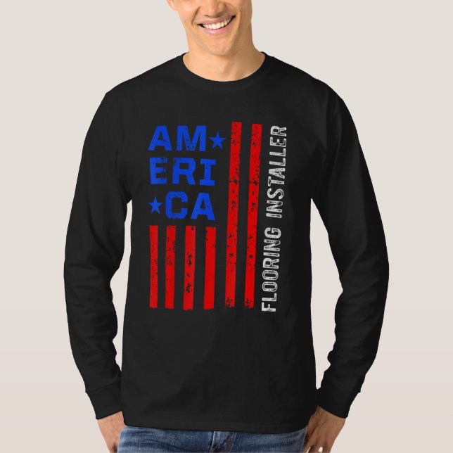 Fußbodeninstallation für Installateure T-Shirt (Vorderseite)