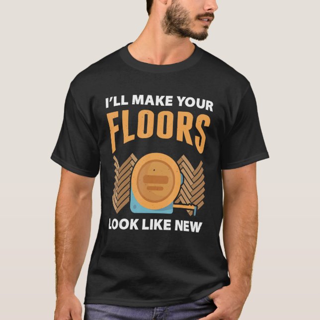 Fußbodeninstallationsprogramm für den professionel T-Shirt (Vorderseite)