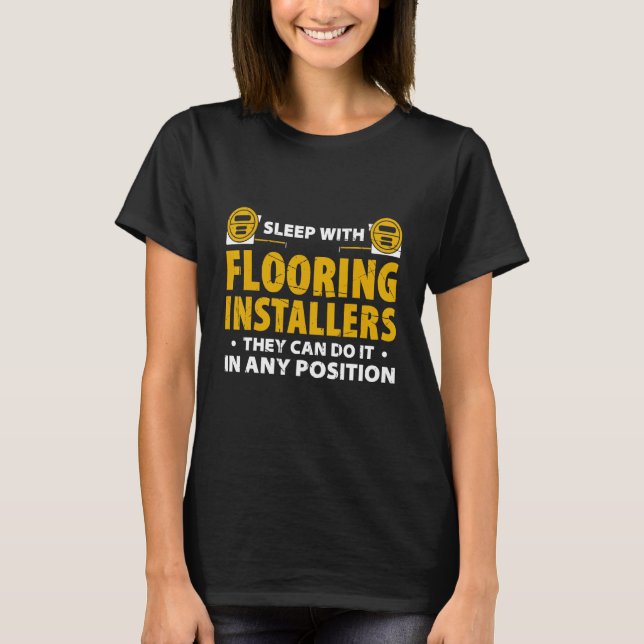 Fußbodeninstallationsprogramm für den professionel T-Shirt (Vorderseite)