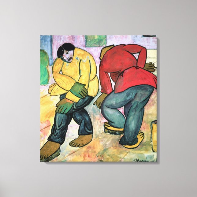 Fußbodenpfeiler, 1911 leinwanddruck (Vorderseite)