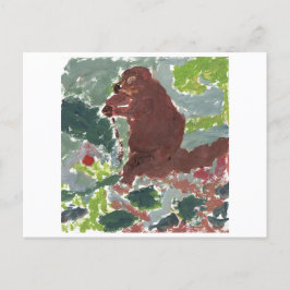 Fußbodenpflaster Postkarte