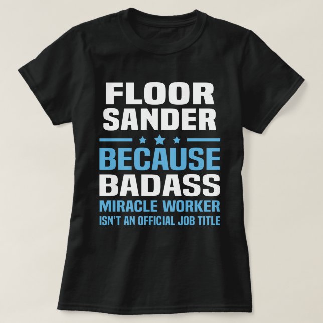 Fußbodenschleifer T-Shirt (Design vorne)